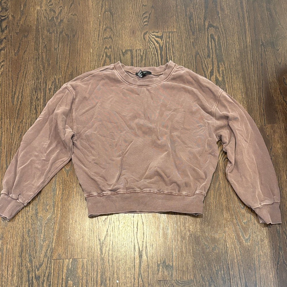 Forever 21 Women’s Brown Crew Neck Sweater Size Medium